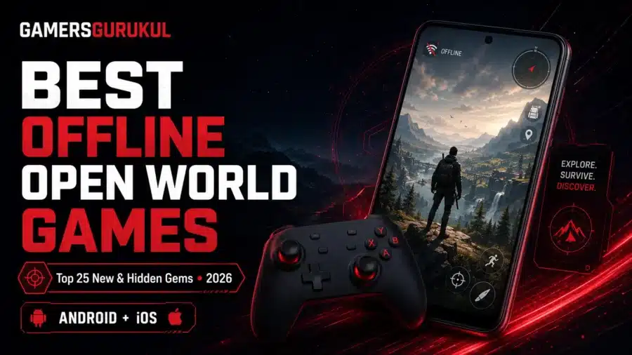 25 Best Offline Open World Games for Android & iOS in 2026 (New & Hidden Gems) – GAMERSGURUKUL