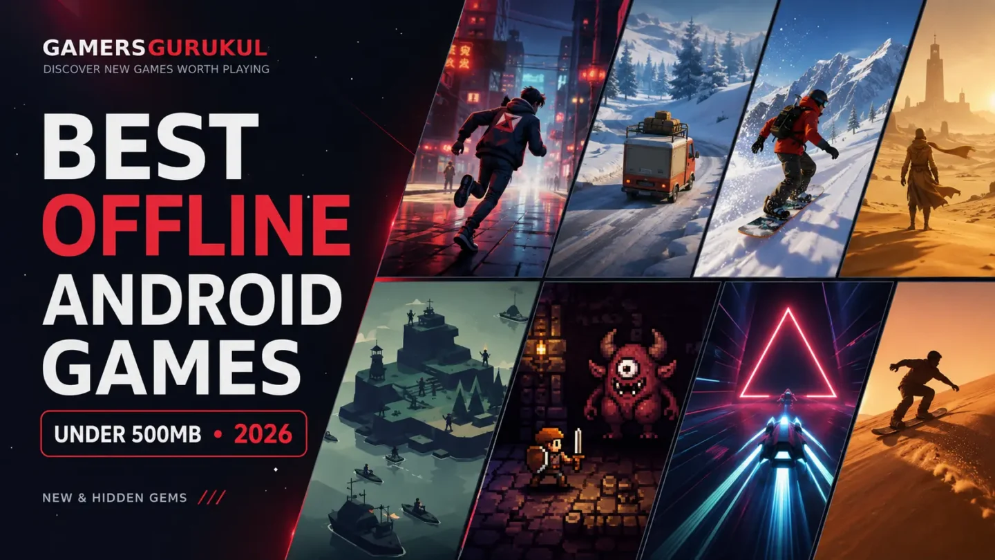 8 Best Offline Android Games Under 500MB in 2026 (New & Hidden Gems)