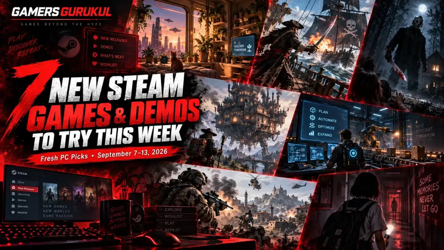 7 New Steam Games & Demos to Try This Week (September ) GAMERS GURUKUL