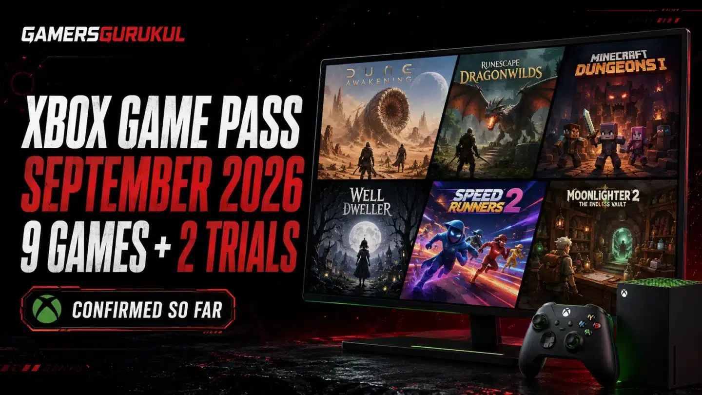 Xbox Game Pass September 2026