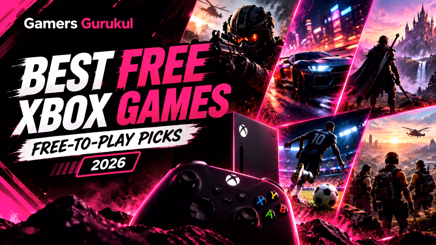 Best Free Xbox Games 2026 gamers gurukul